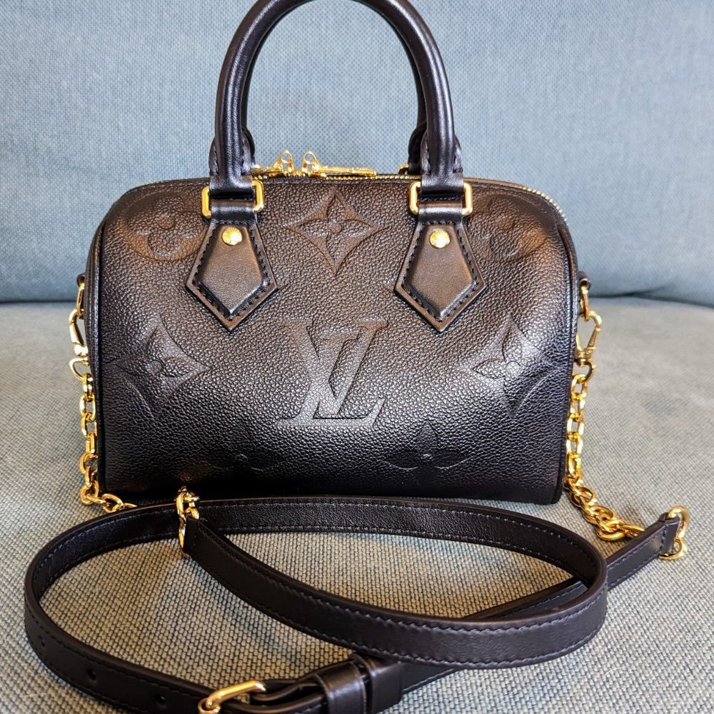 Empreinte Monogram Giant Speedy Bandouliere 20 Black - LIKE NEW!